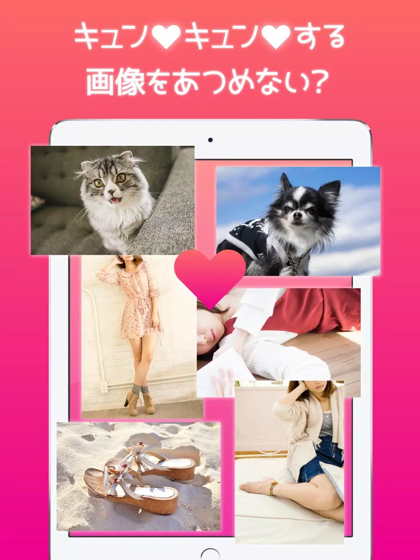 Capturas de tela do ピクチャーボード〜お気に入り画像を自動コレクション iPad 