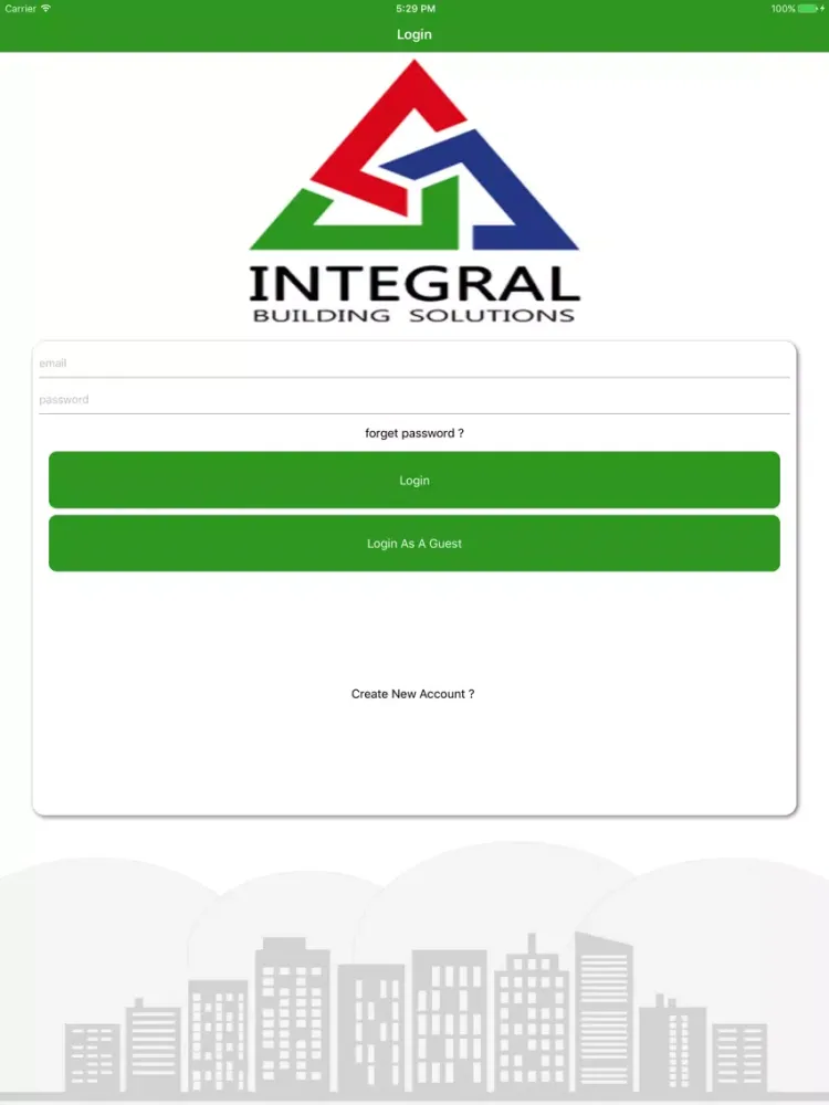 Integral Building Solutions iPad  Screenshots