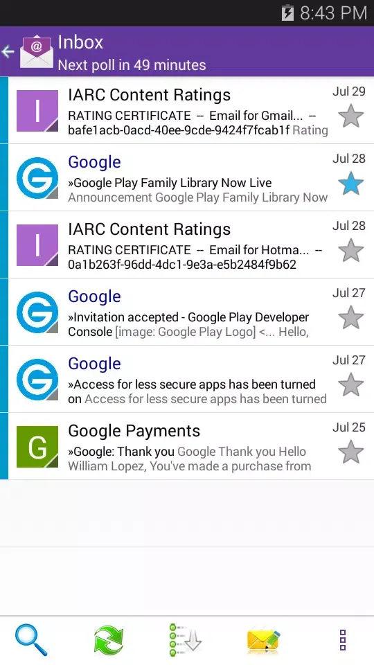 Yahoo App Screenshots