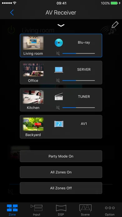 ภาพหน้าจอของ AV CONTROLLER - US