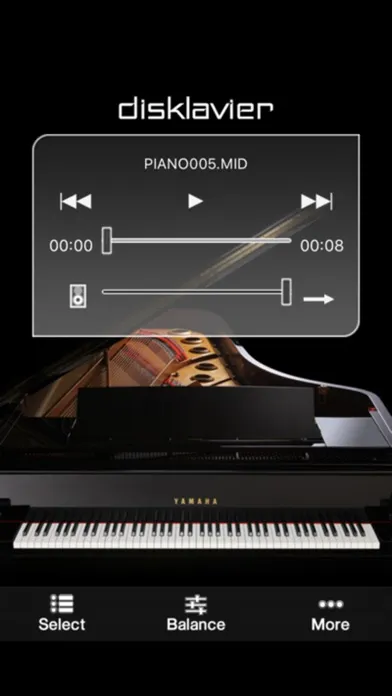 Ảnh chụp màn hình của Disklavier Controller - US