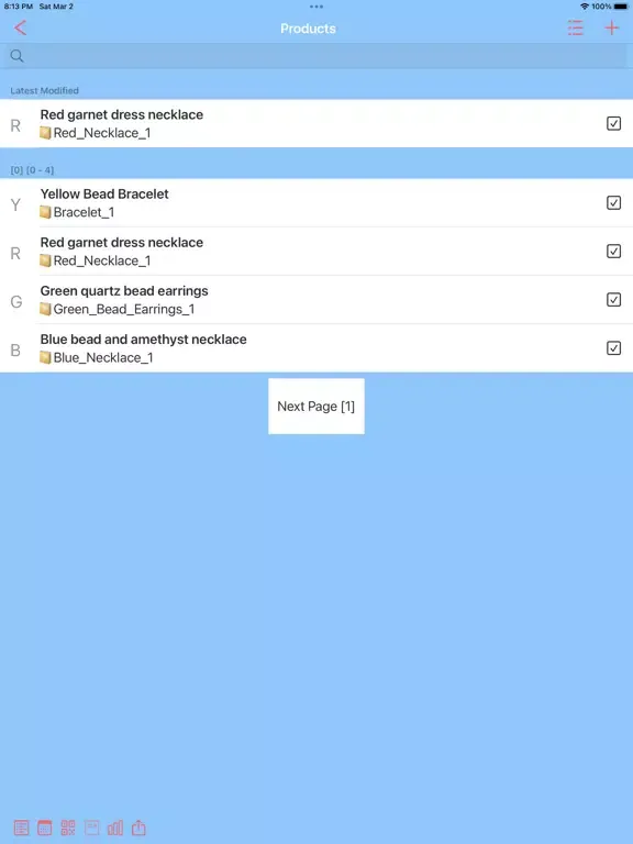 Скриншоты Dolibarr Connect iPad 