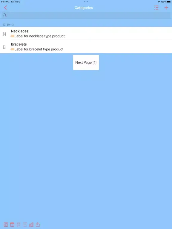 Скриншоты Dolibarr Connect iPad 
