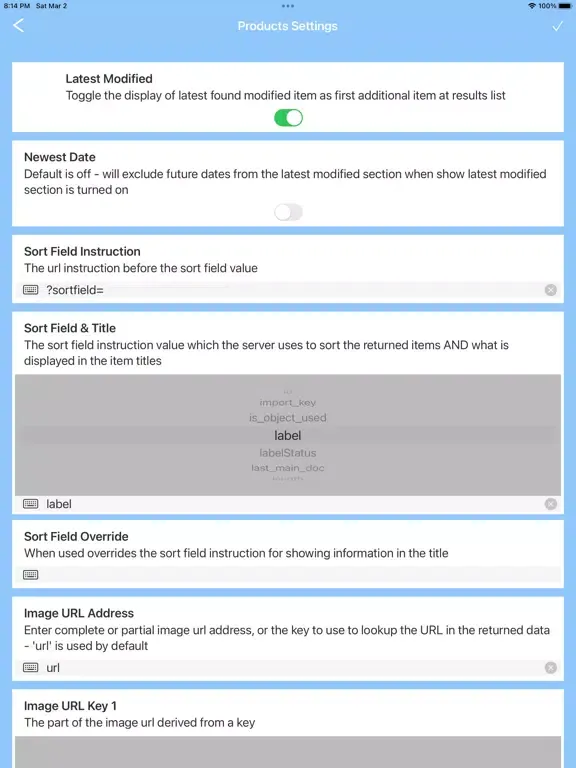 Скриншоты Dolibarr Connect iPad 