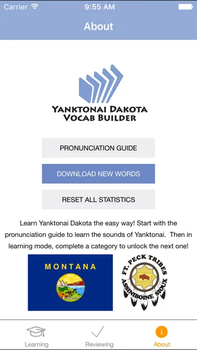 Yanktonai Vocab Builder Screenshots