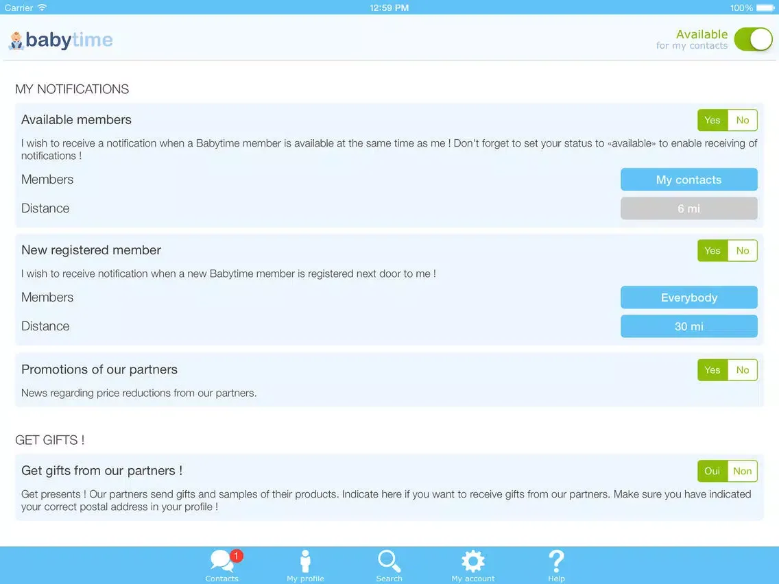 Babytime for mom and expectant mother ! iPad 应用截图