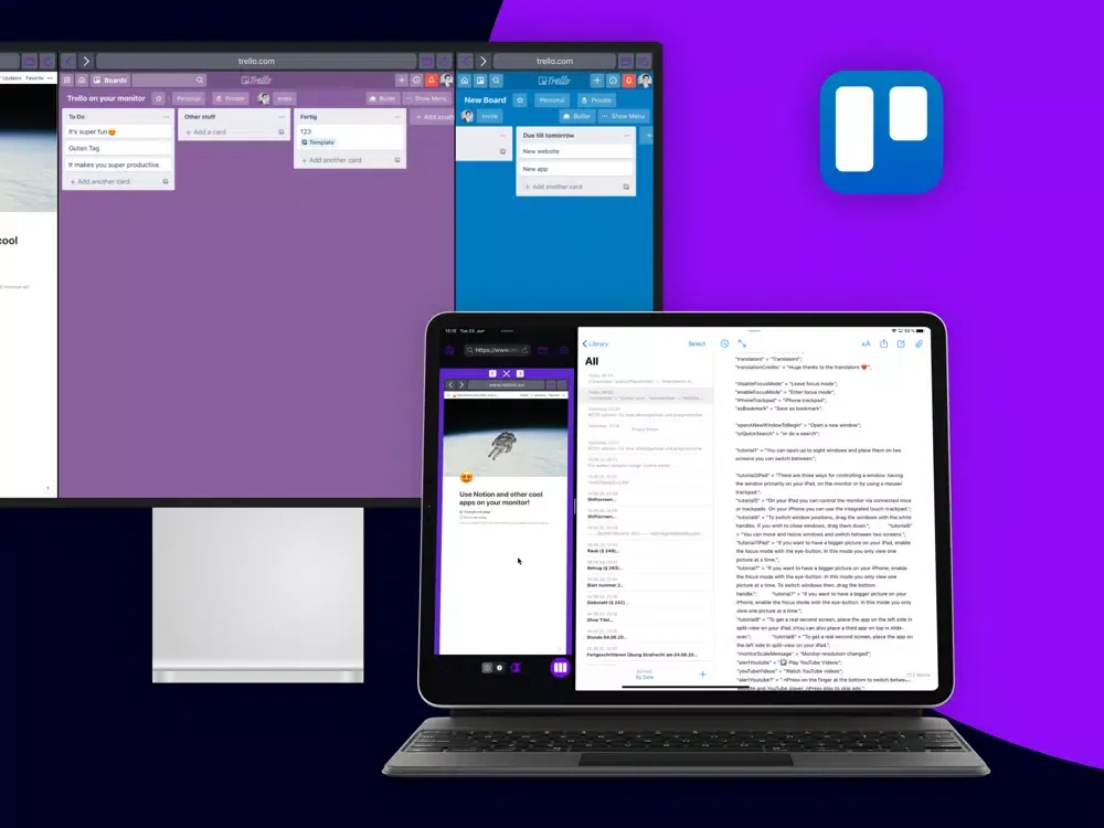 Скриншоты shiftscreen iPad 