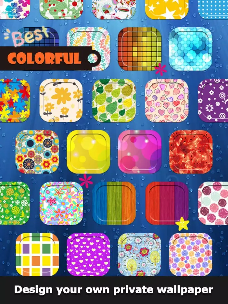 Home Screen Wallpaper Designer HD iPad 应用截图