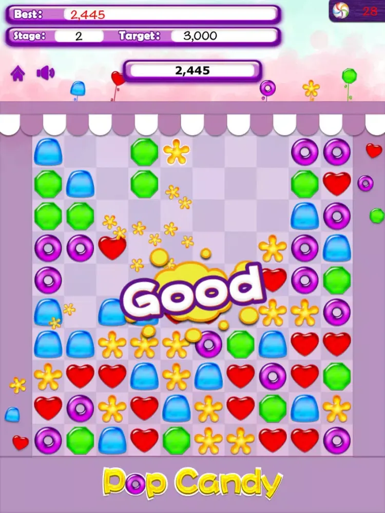 Capturas de pantalla de Pop Crystal Candy iPad 