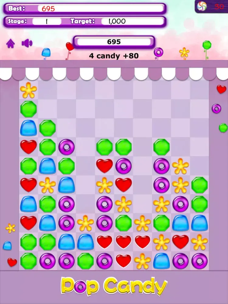 Capturas de pantalla de Pop Crystal Candy iPad 