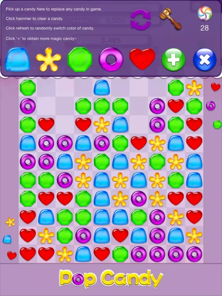 Capturas de pantalla de Pop Crystal Candy iPad 