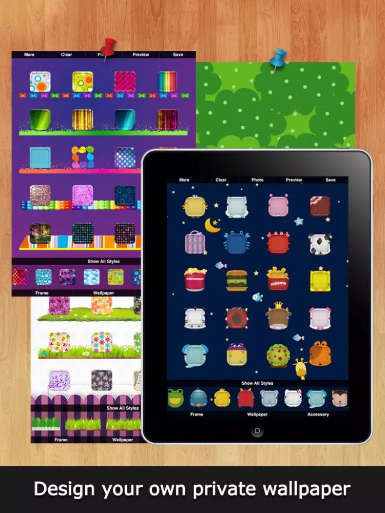 Скриншоты Wallpaper Maker DIY HD iPad 