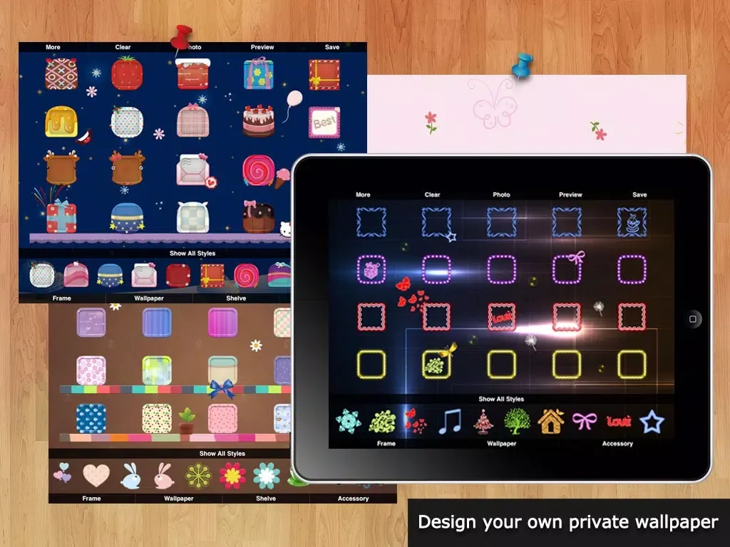 Скриншоты Wallpaper Maker DIY HD iPad 
