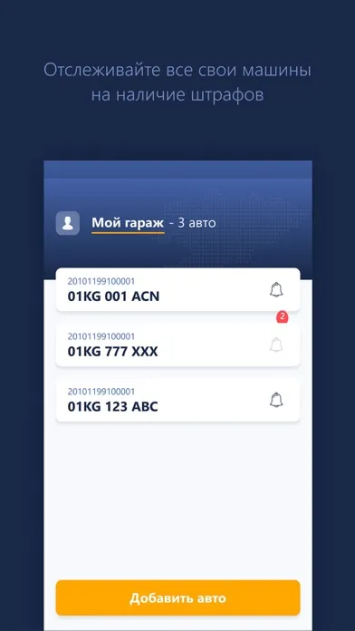 Zrzuty ekranu Штрафы ПДД КР