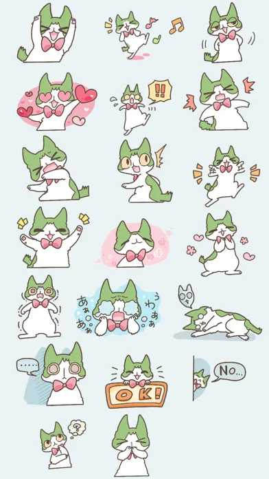 Hachiware Cat stickers! Screenshots