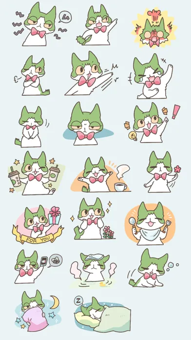 Hachiware Cat stickers! Screenshots