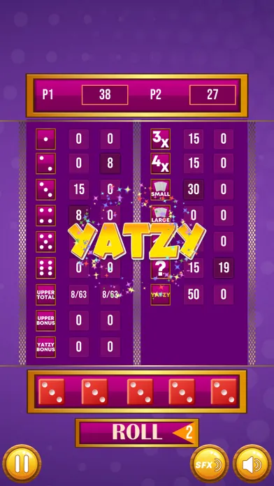 ภาพหน้าจอของ Yatzy Pro