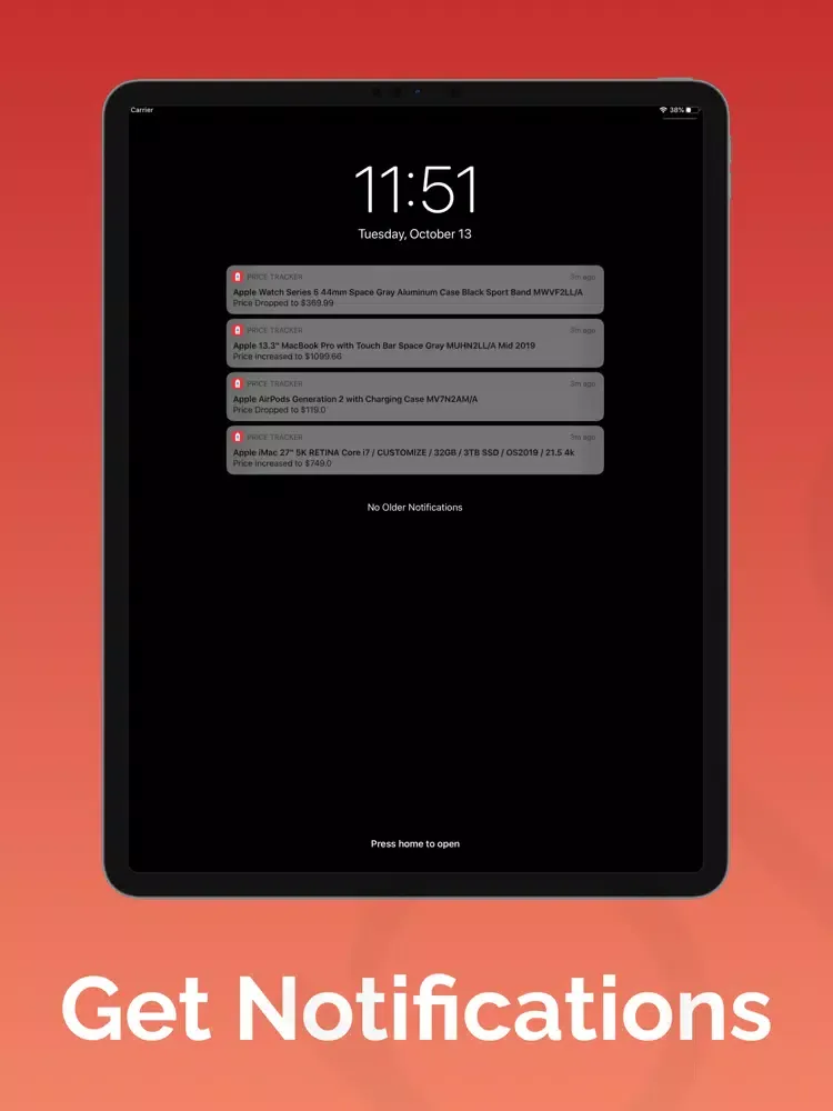 Tangkapan skrin Price Tracker for Target iPad 