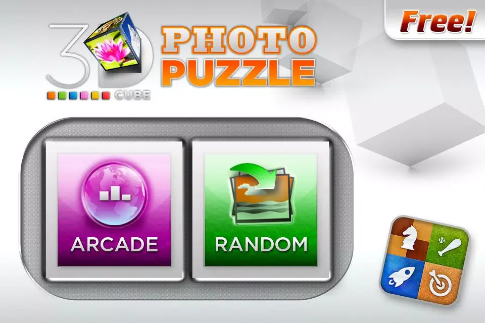 Tangkapan layar 3D Cube Photo Puzzle