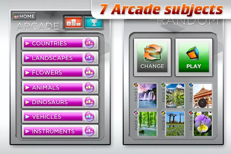 Tangkapan layar 3D Cube Photo Puzzle