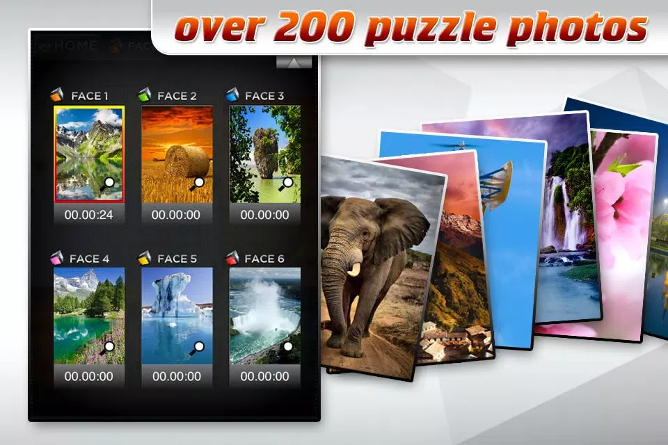 Tangkapan layar 3D Cube Photo Puzzle