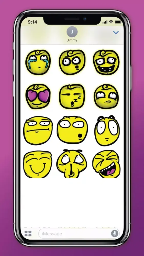 Tangkapan skrin Face Yellow