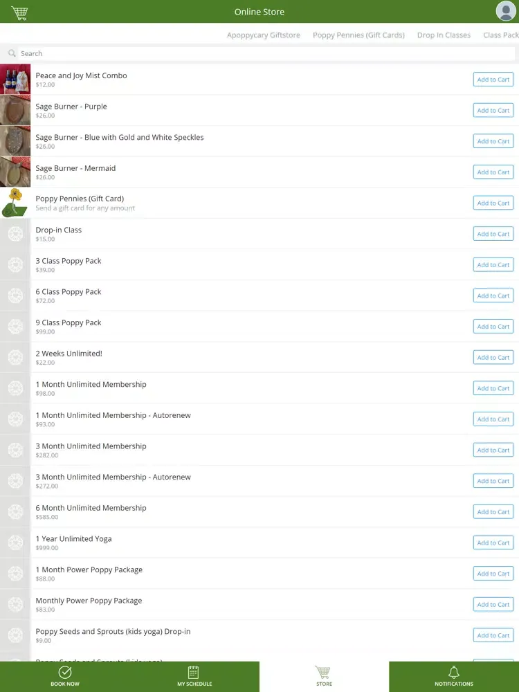 ภาพหน้าจอของ Yellow Poppy Yoga iPad 