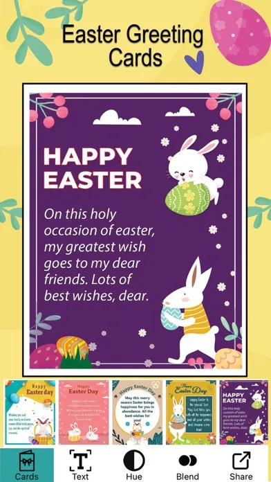 Capturas de pantalla de Happy Easter Greeting Cards Ap
