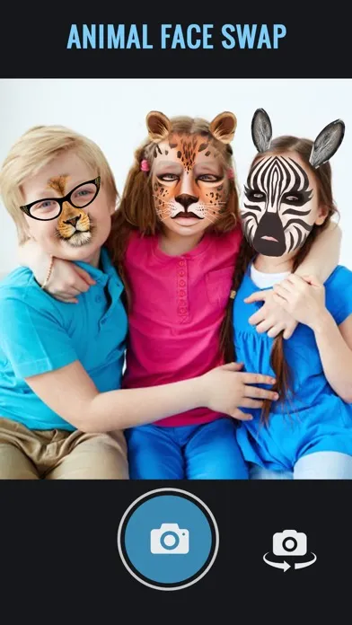 Tangkapan layar Funny Face Changer-Try Cute and Funny Stickers