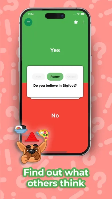 Captures d'écran de Yes or No Question Game