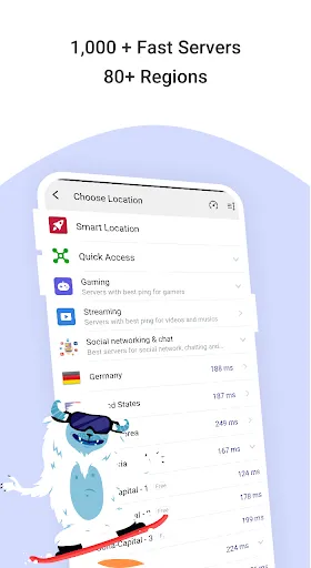 Yeti VPN - VPN & proxy tools应用截图
