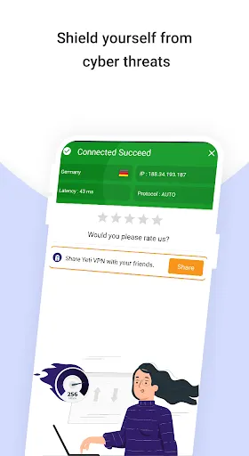Yeti VPN - VPN & proxy tools应用截图