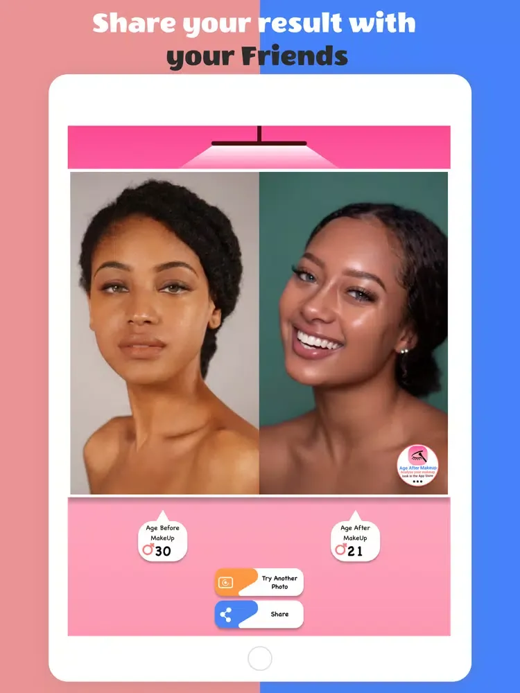 Age after MakeUp iPad 应用截图