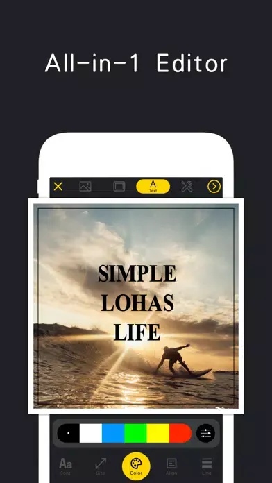 Capturas de tela do TYPEE Lite: Grid & Story Maker