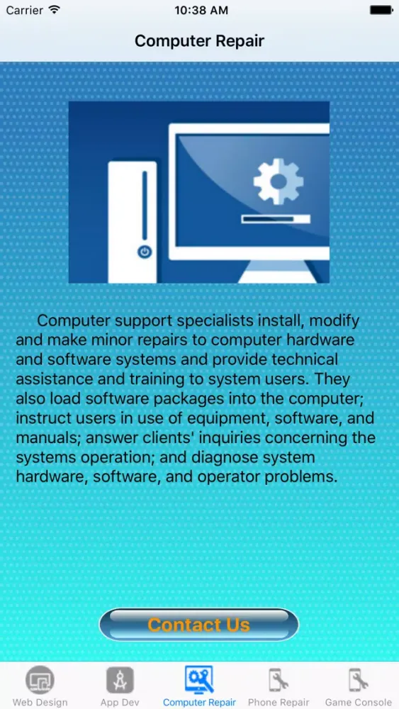 Capturas de pantalla de Vegas Computer Doctor