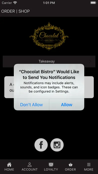 Zrzuty ekranu Chocolat Bistro