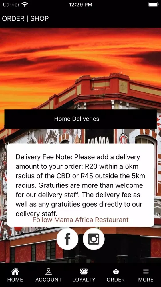 Mama Africa Restaurant应用截图
