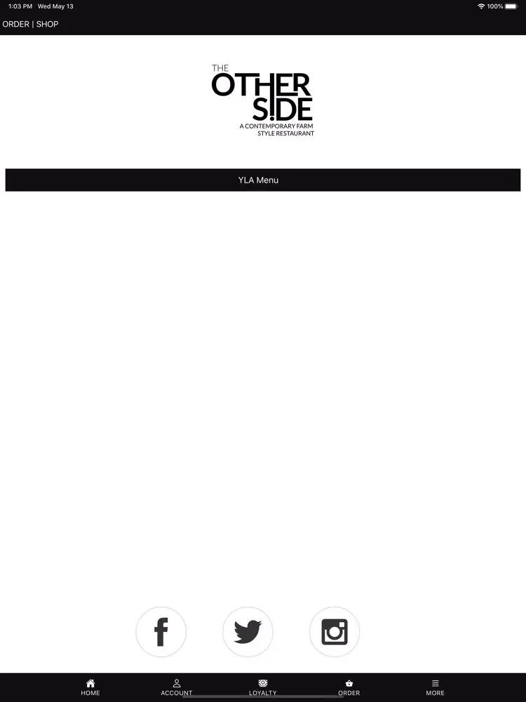 Captures d'écran de The Other Side Restaurant iPad 