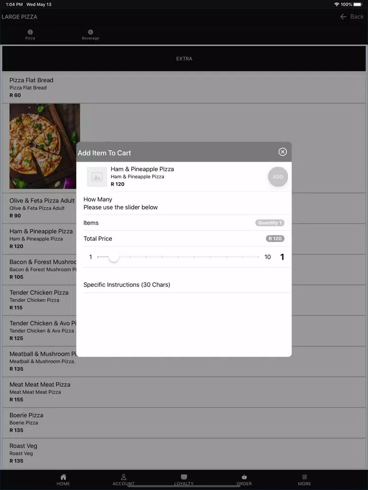 Captures d'écran de The Other Side Restaurant iPad 