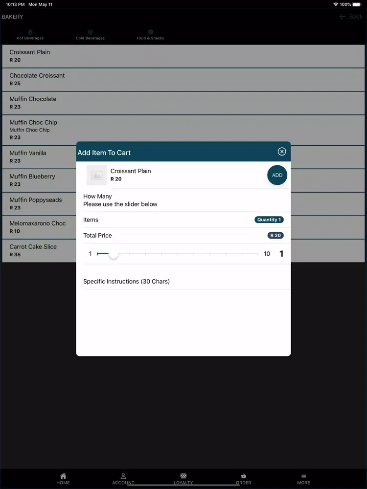 Screenshot di Vum Cafe iPad 