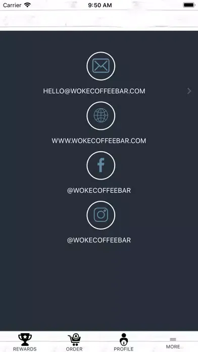 WokeCoffeeBar スクリーンショット