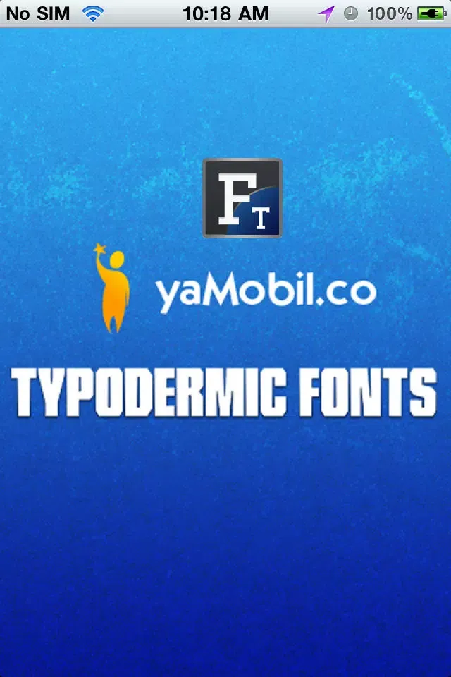 Capturas de tela do Best Fonts TD