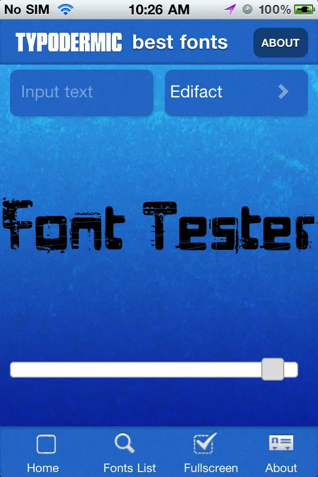 Capturas de tela do Best Fonts TD