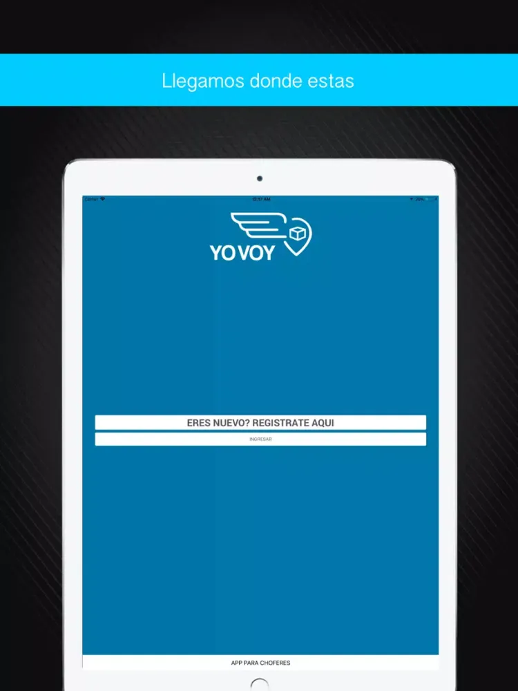 Скриншоты YoVoy Chofer iPad 