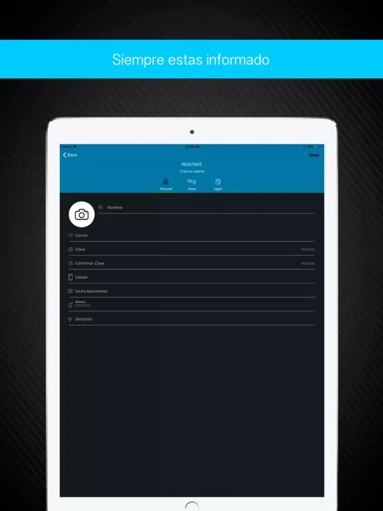 Скриншоты YoVoy Chofer iPad 