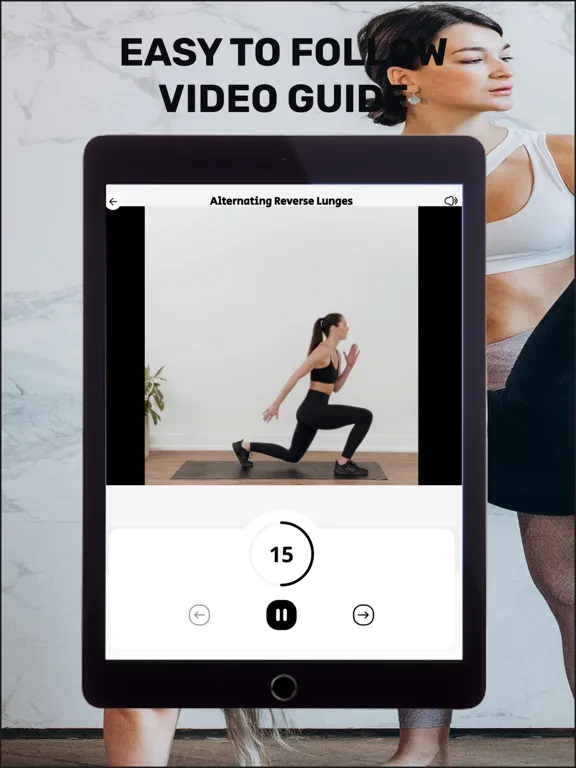 EasyFit Home Plan Excersise iPad 應用截圖