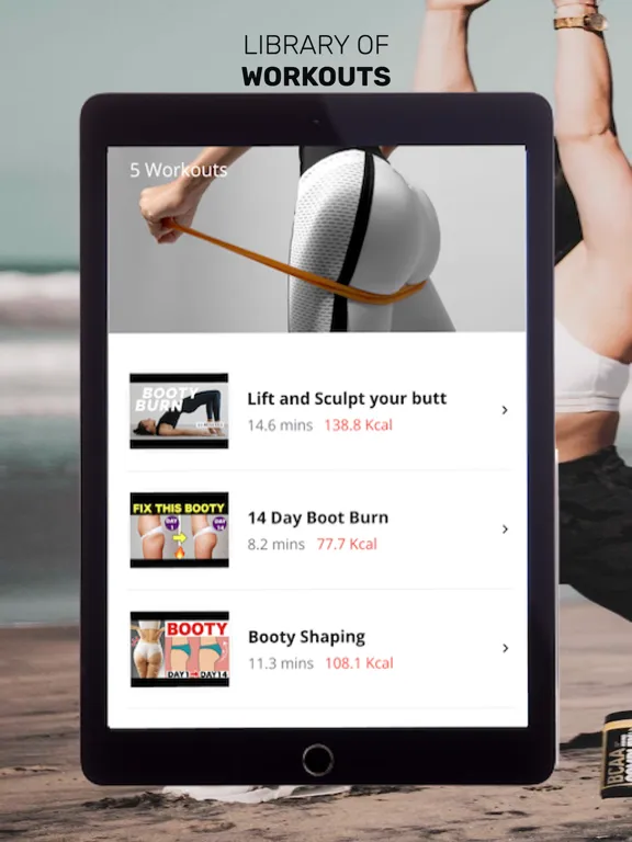 EasyFit Home Plan Excersise iPad 應用截圖