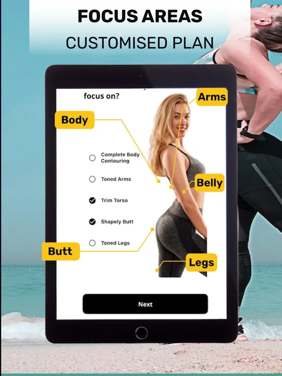 EasyFit Home Plan Excersise iPad 應用截圖
