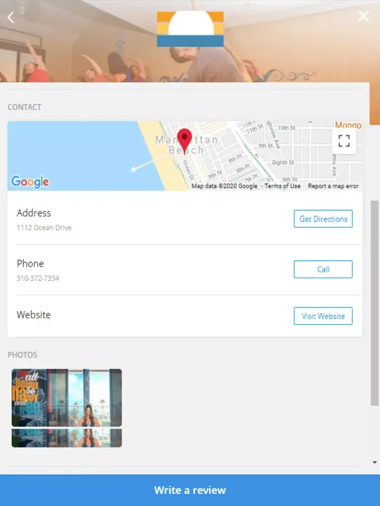 Capturas de tela do Yoga Loft Manhattan Beach iPad 