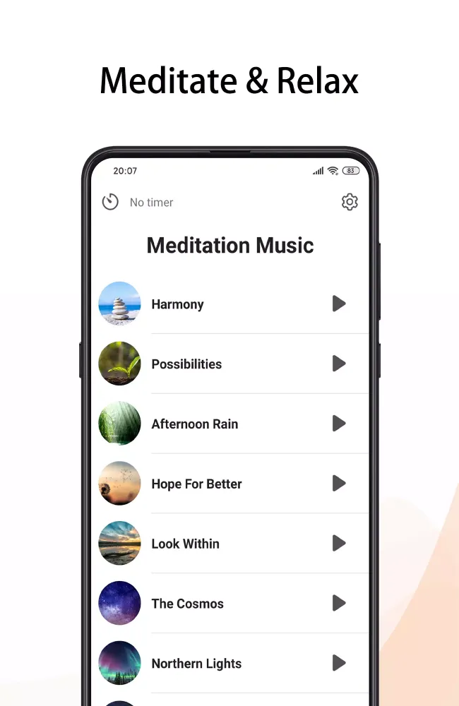 Capturas de pantalla de Meditation Music